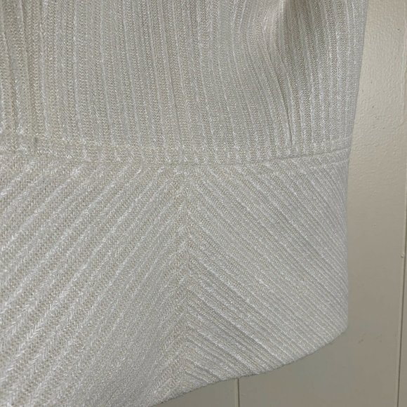 TRINA TURK Sweetheart Strapless Blouse Cream Sz 12 - Picture 8 of 9